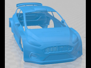 Fiesta Rally 2 Printable Body Car 3D Print Model