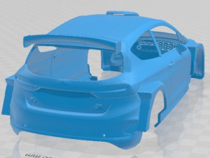 Fiesta Rally 2 Printable Body Car 3D Print Model