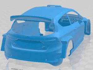 Fiesta Rally 2 Printable Body Car 3D Print Model