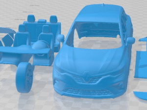 Renault Captur 2020 Printable Car Model Cetak 3D