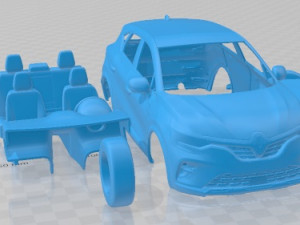 Renault Captur 2020 Printable Car 3D Print Model