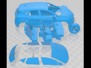 Renault Captur 2020 Printable Car 3D Print Model