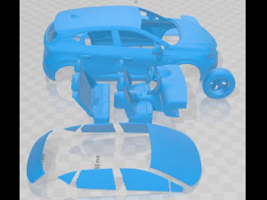 Renault Captur 2020 Printable Car 3D Print Model