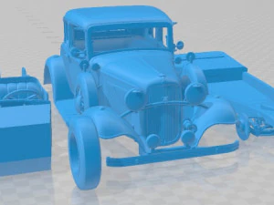 Coupe 1932 Printable Car 3D Print Model
