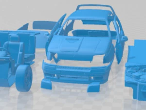Renault Clio Williams Printable Car 3D Print Model