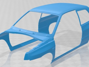 Renault Clio Williams Printable Car 3Dプリントモデル