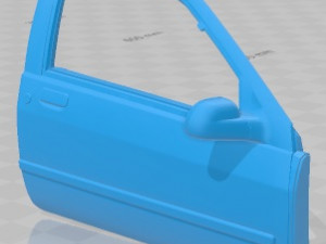 Renault Clio Williams Printable Car 3Dプリントモデル