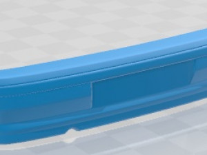 Renault Clio Williams Printable Car 3Dプリントモデル
