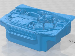 Renault Clio Williams Printable Car 3Dプリントモデル