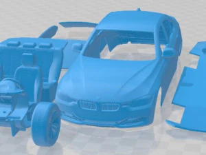3 F30 2013 Sedan Printable Body Car 3D Print Model