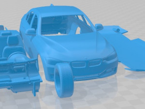 3 F30 2013 Sedan Printable Body Car 3D 프린트 모델