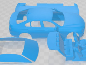 3 F30 2013 Sedan Printable Body Car 3D 프린트 모델