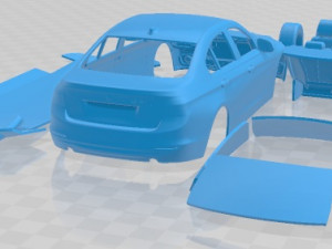 3 F30 2013 Sedan Printable Body Car 3D 프린트 모델