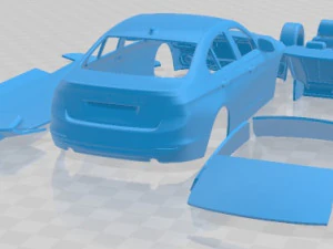 3 F30 2013 Sedan Printable Body Car 3D Print Model
