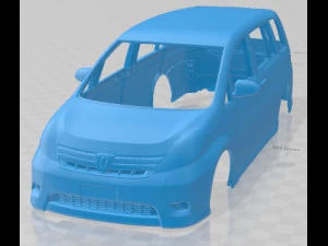Toyota Isis 2012 Carrozzeria stampabile Modello di stampa 3D