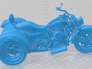 Trike Printable Motorbike Modèles 3D en vedette