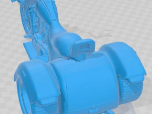 Trike Printable Motorbike 3D Print Model