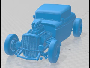 Carro imprim&iacute;vel personalizado cup&ecirc; 1932 Modelo de Impressão 3D