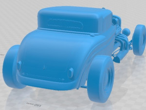 1932 Coupe Custom Printable Car Modelo de Impressão 3D