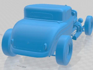 1932 Coupe Custom Printable Car 3D Print Model