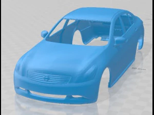 Infiniti G35 Sedan Printable Body Car 3D Принт Модель