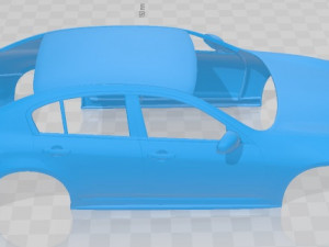 Infiniti G35 Sedan Printable Body Car Modello di stampa 3D
