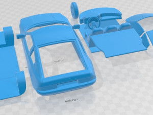 Talbot Matra Murena 1981 Printable Car Model Cetak 3D