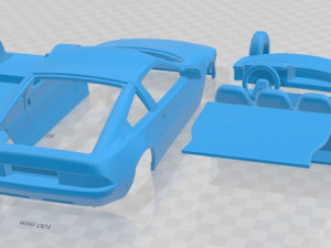 Talbot Matra Murena 1981 Printable Car Model Cetak 3D