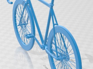 Fixed Gear Bianchi Printable Bicycle 3Dプリントモデル