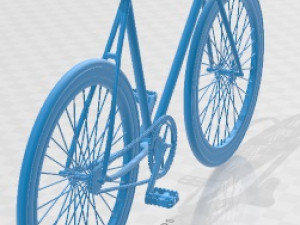 Fixed Gear Bianchi Printable Bicycle 3Dプリントモデル