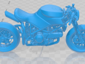 Ducati 916 Custom Printable Motorbike 3D Print Model