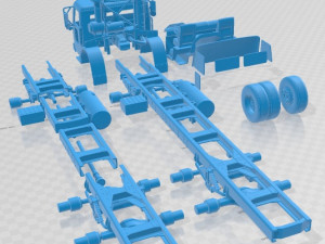 Autocar WXLL 2021 Printable Truck 3D Принт Модель