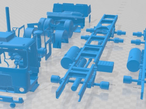 Autocar WXLL 2021 Printable Truck 3D Print Model