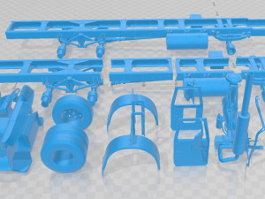 Autocar WXLL 2021 Printable Truck Modèles 3D en vedette