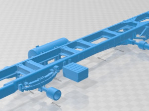 Autocar WXLL 2021 Printable Truck Modèles 3D en vedette