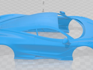 Mclaren 765lt 2021 Printable Body Car 3D Принт Модель