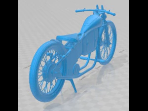 Aeroslon Bike HD 1975 Printable Motorbike 3D Print Model