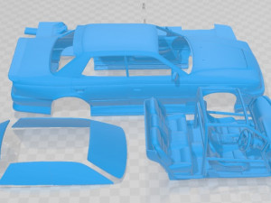 Nissan Laurel C33 Konnexion Printable Car 3D Baskı Modeli