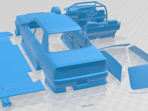 Nissan Laurel C33 Konnexion Printable Car 3D Baskı Modeli