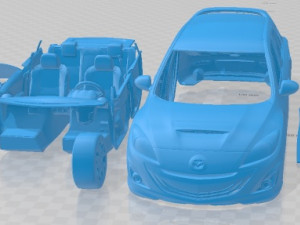 Mazdaspeed 3 2010 Printable Car 3D प्रिंट मॉडल