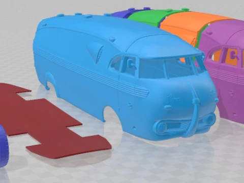 Pegaso Bacalao Printable Truck 3D Print Model