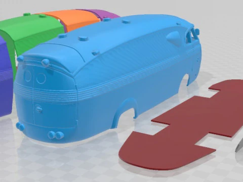 Pegaso Bacalao Printable Truck 3D Print Model