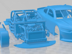 Mustang Nascar 2020 Printable Car 3D Принт Модель