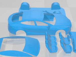 Tesla Model S 2021 Printable Car 3D 打印模型