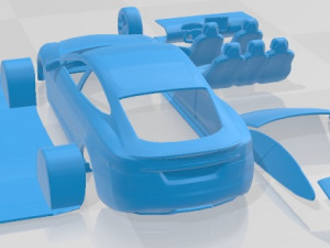 Tesla Model S 2021 Printable Car 3D 打印模型
