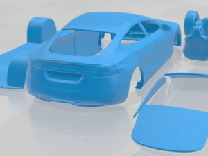 Tesla Model S 2021 Printable Car 3D Print Model