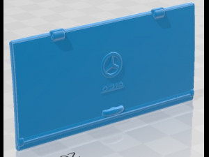Mercedes Benz O 319 Microbus 1955 Printable Van Model Cetak 3D