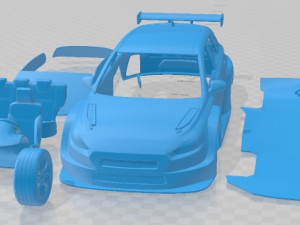 Hyundai i30 N TCR 2020 Printable Car 3D Print Model