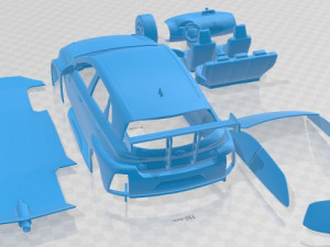 Hyundai i30 N TCR 2020 Printable Car 3D-printmodel