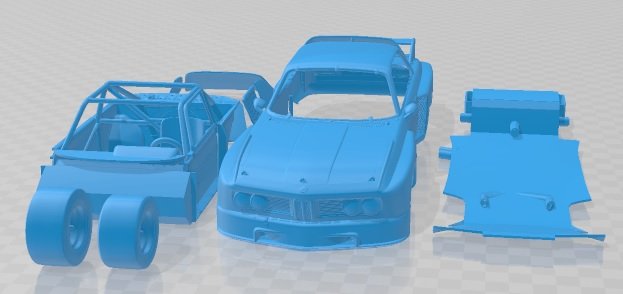 CSL 35 Printable Car 3Dプリントモデル .c4d .max .obj .3ds .fbx .stl .blend 